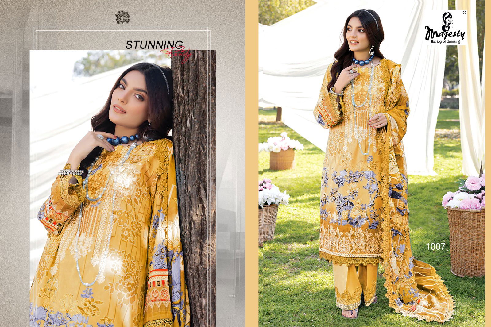 Luxury lawn Vol 7 Jam Cotton Pakistani Suits Catalog